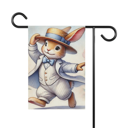 Banner Easter Bunny Dressd in a Fancy Easter Suit Strutting...