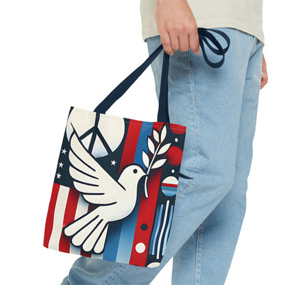 Peaceful Dove Tote Bag | Eco-Friendly Shopping Bag, Gift for Nature Lovers, Travel Tote, Festival Essential, Bohemian Style