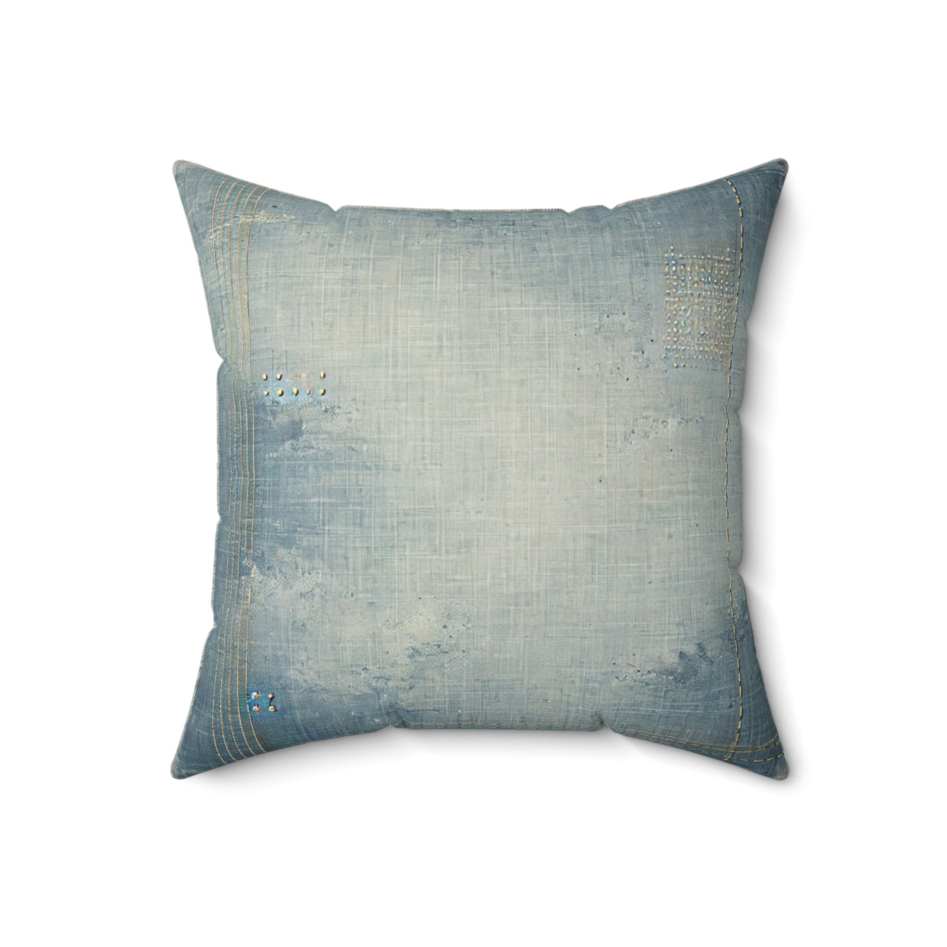 Blue Denmin Square Pillow