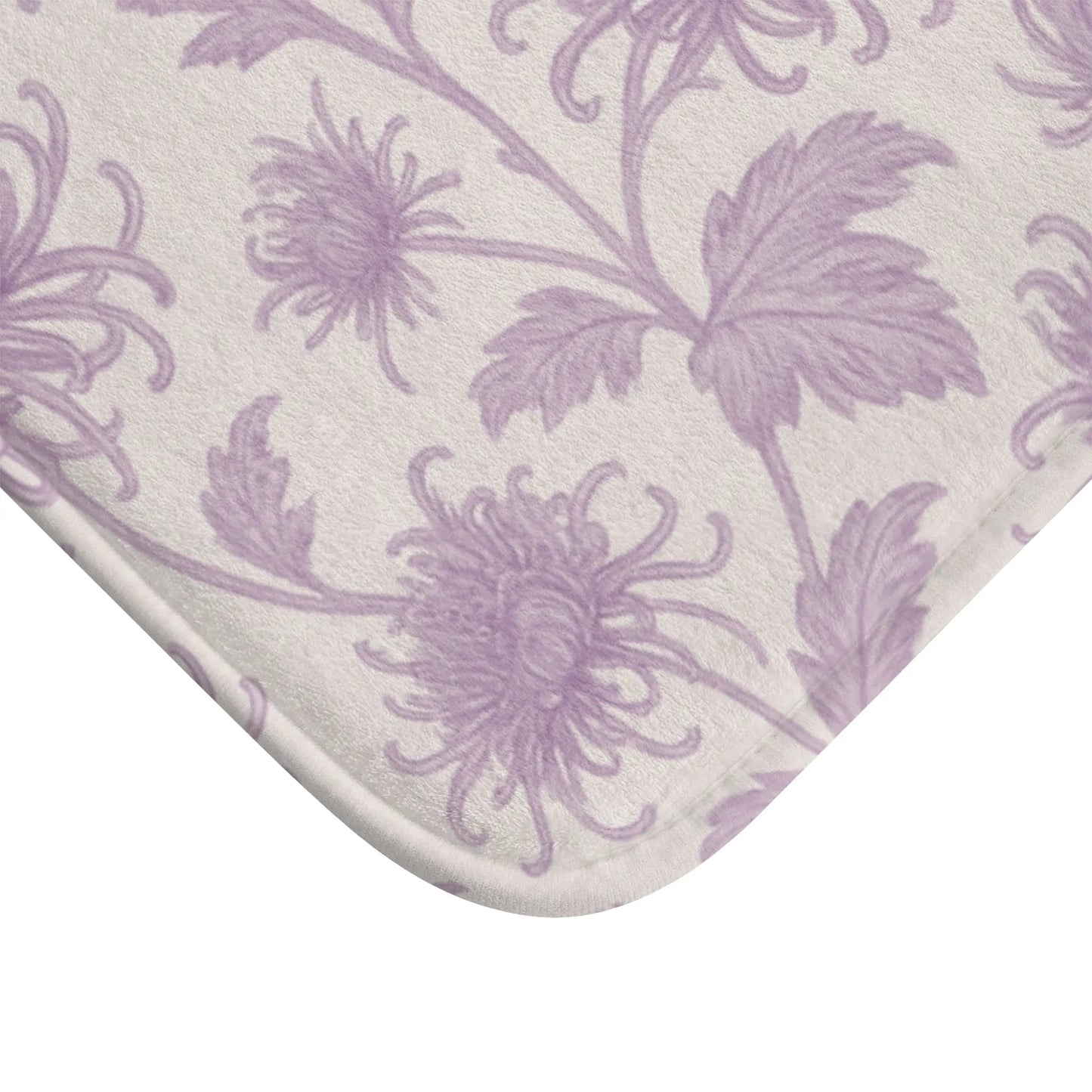Lavender Floral Bath Mat