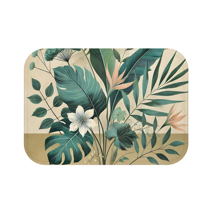 Tropical Botanical Bath Mat