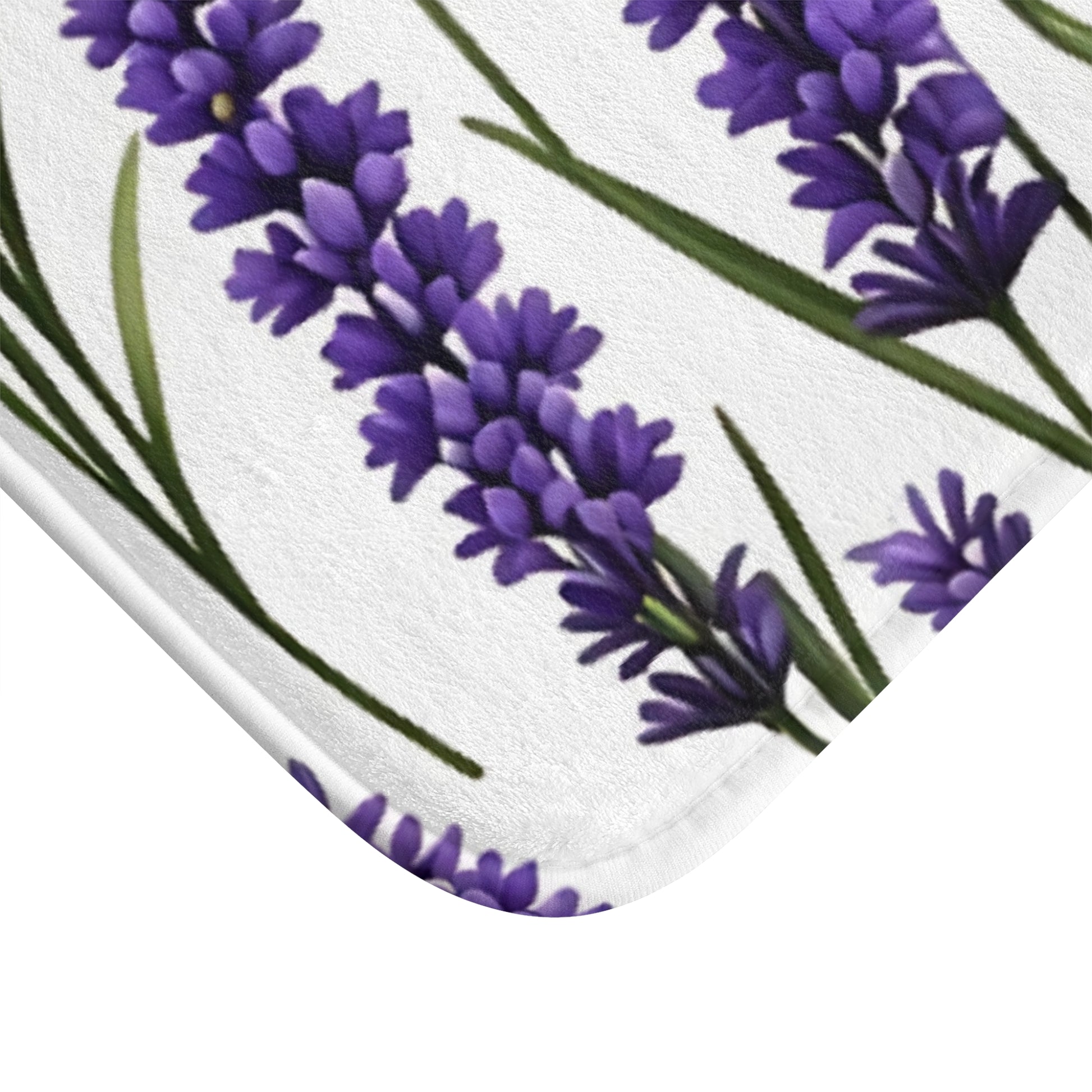 Lavender Floral Bath Mat