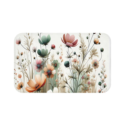 Floral Bath Mat