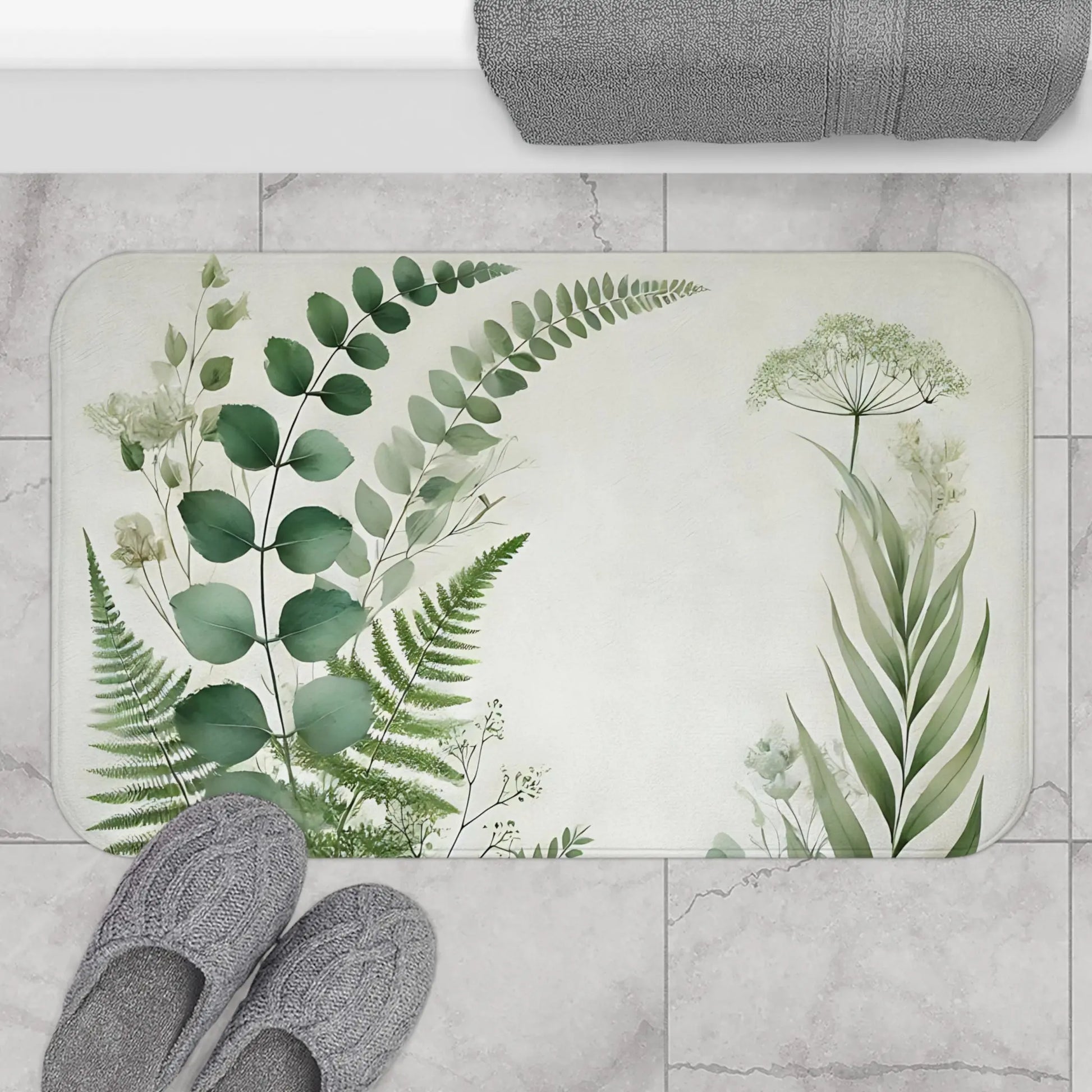 Botanical Bath Mat