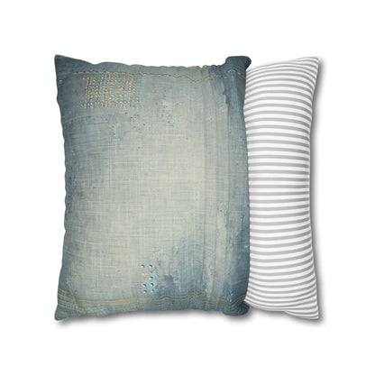Distressed Denmin Square Pillowcase