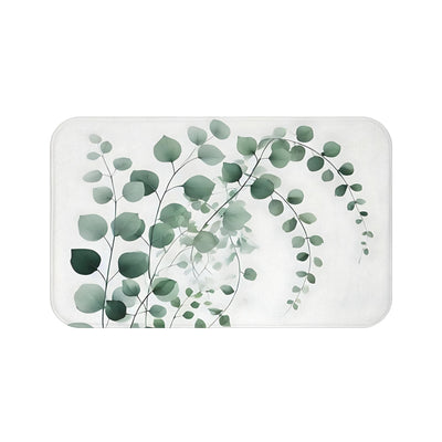 Elegant Greenery Bath Mat