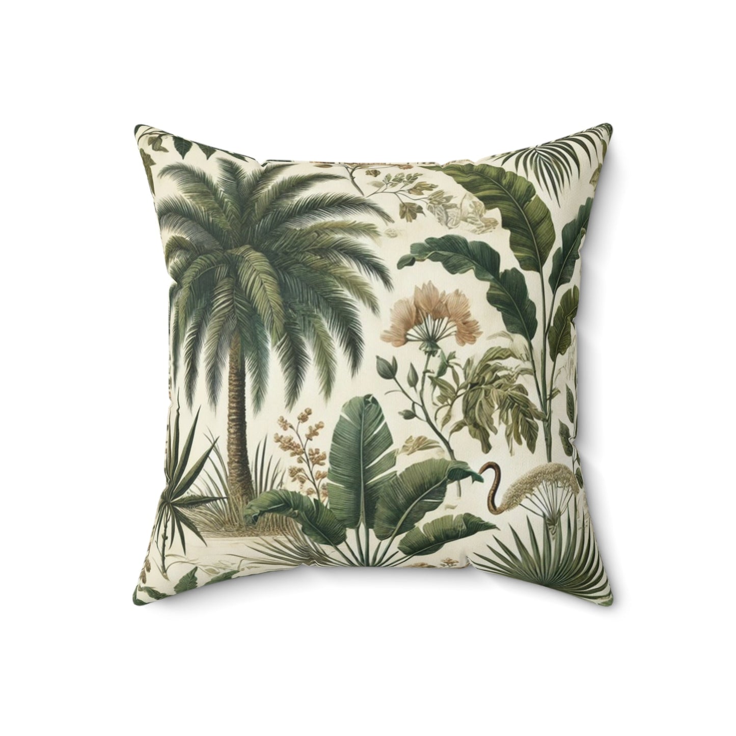 Palm Tree Garden Pillow