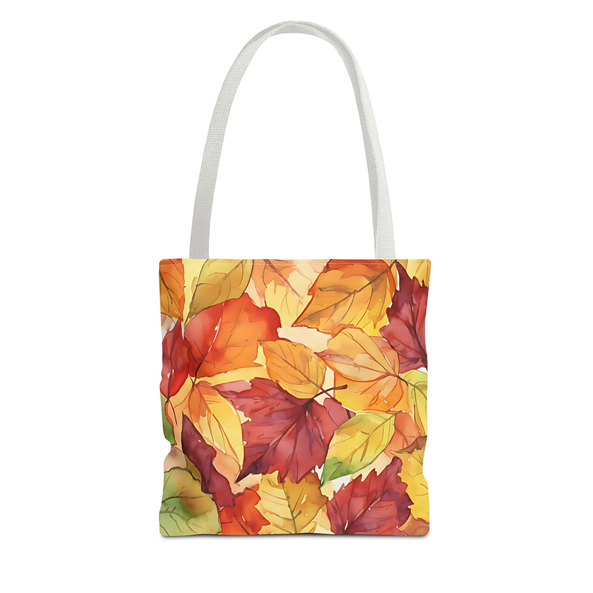 Autumn Watercolor Leaves Tote Bag