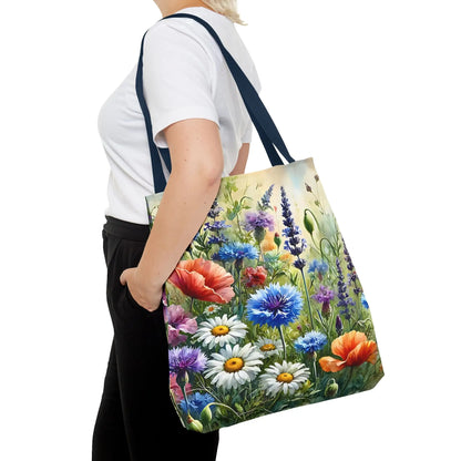 Vibrant Floral Tote Bag
