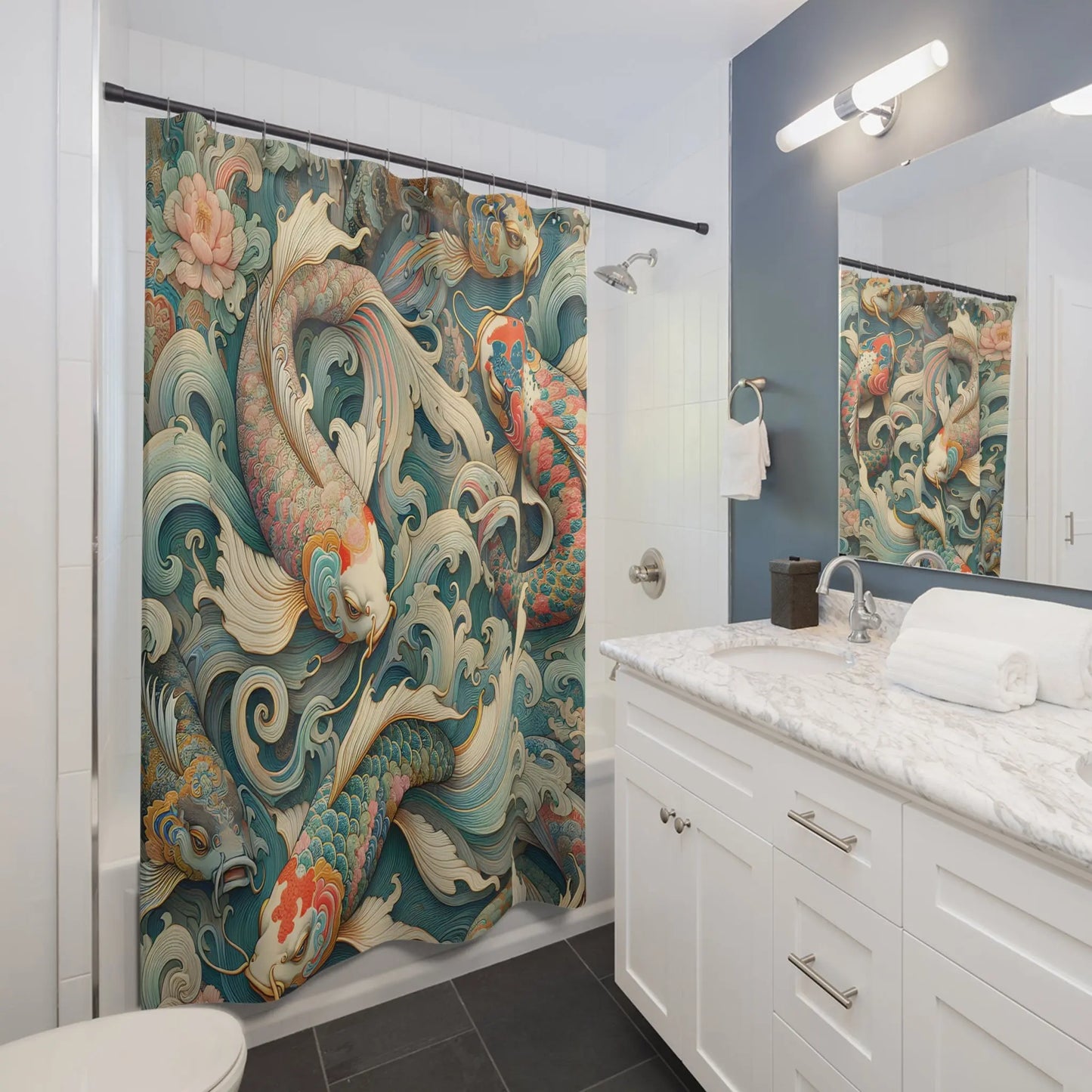 Koi Fish Shower Curtain