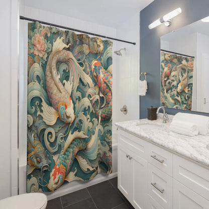 Koi Fish Shower Curtain