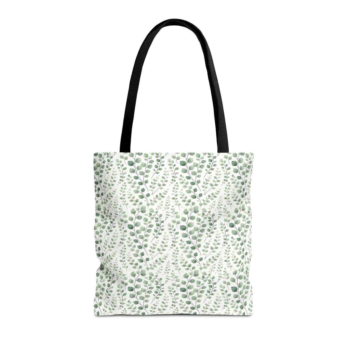 Watercolor Eucalyptus Pattern Tote Bag