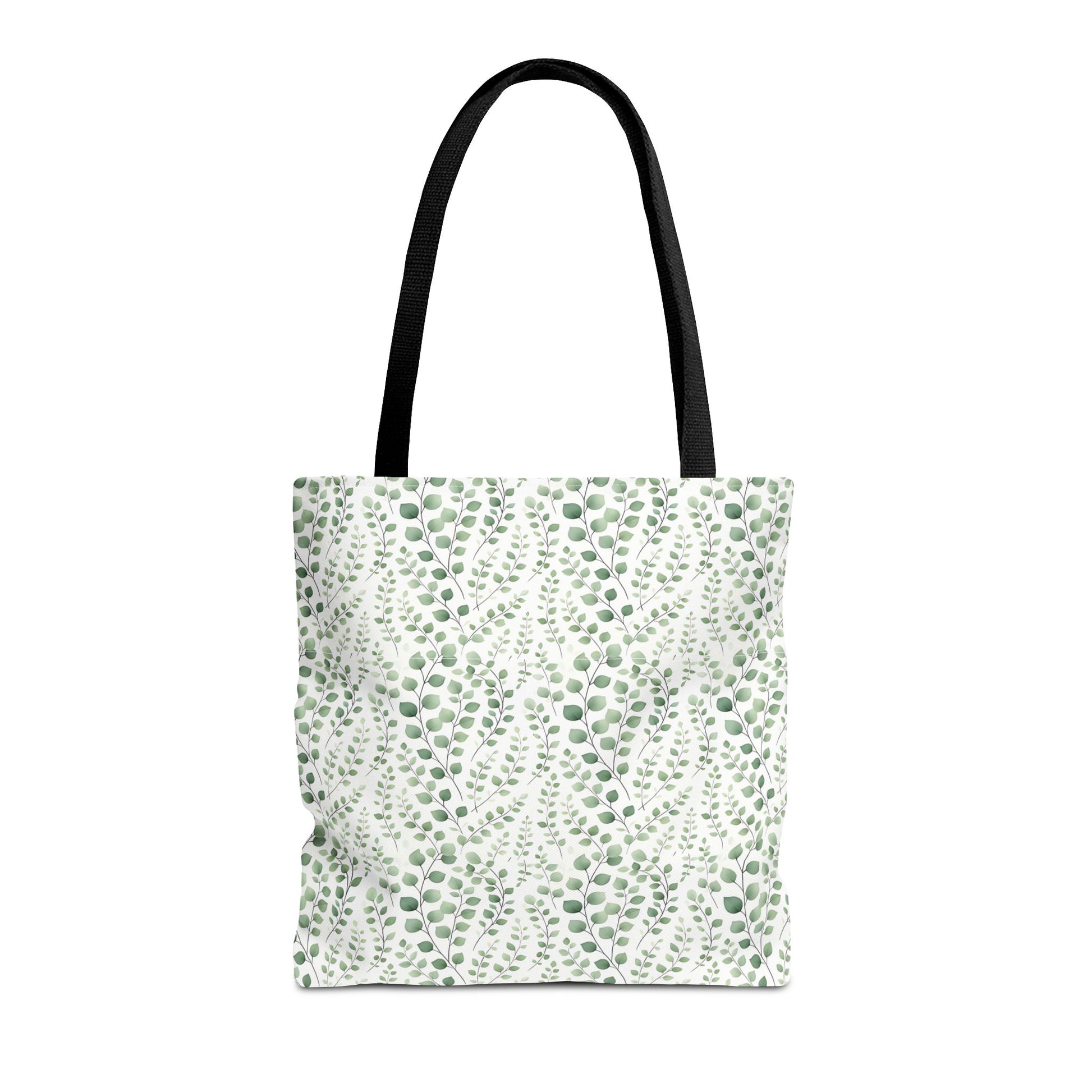 Watercolor Eucalyptus Pattern Tote Bag