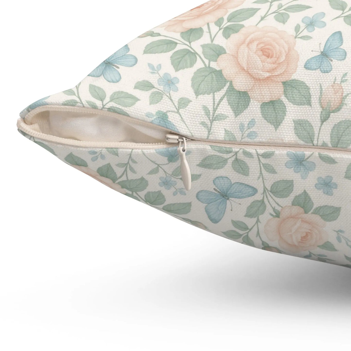 Floral Butterfly Decor Pillow