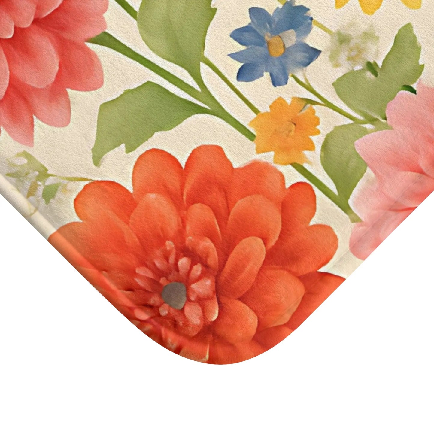 Floral Bath Mat