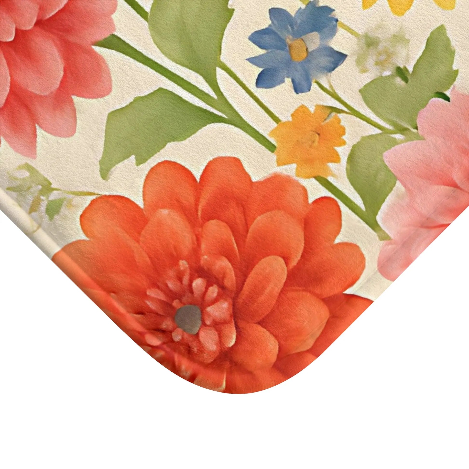 Floral Bath Mat