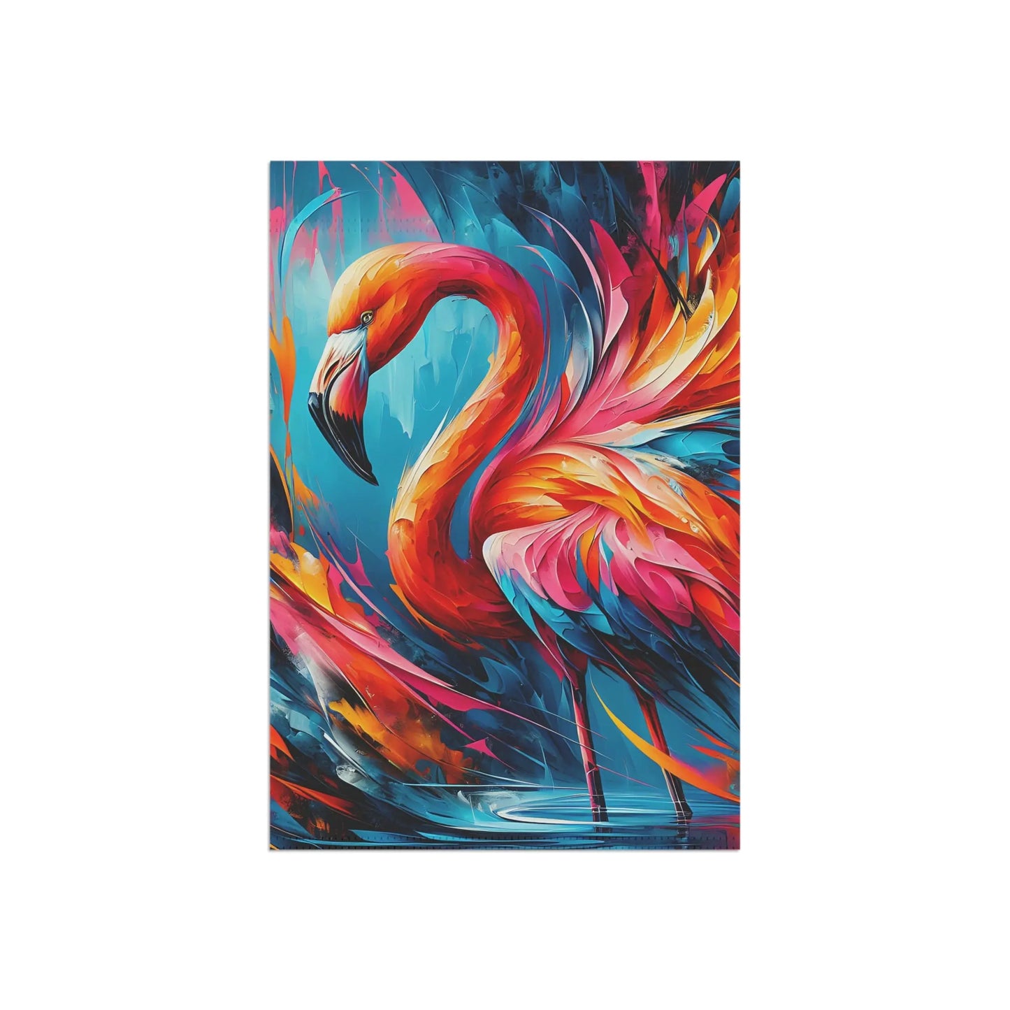 Vibrant Flamingo Garden Flag: Colorful Yard Decor