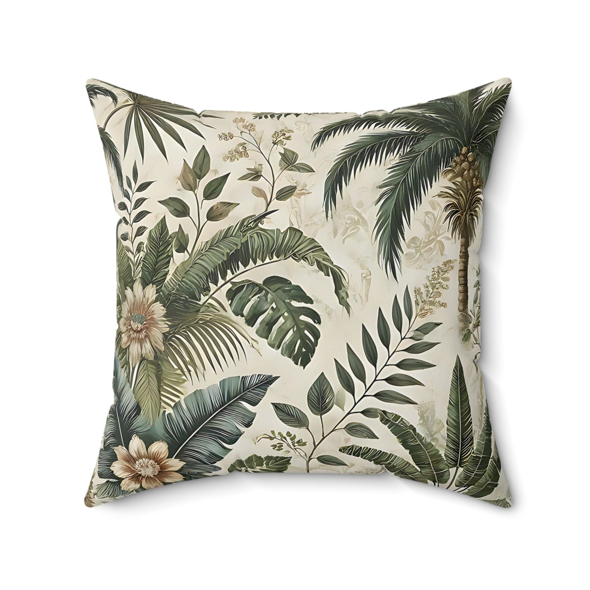 Tropical Leaf Decor Pillow