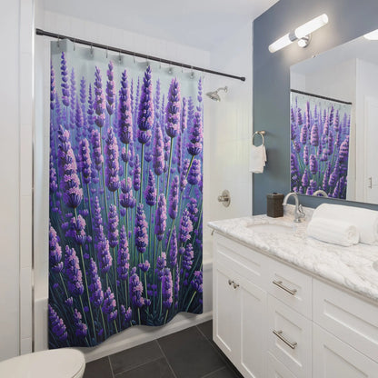 Lavender Garden Shower Curtain