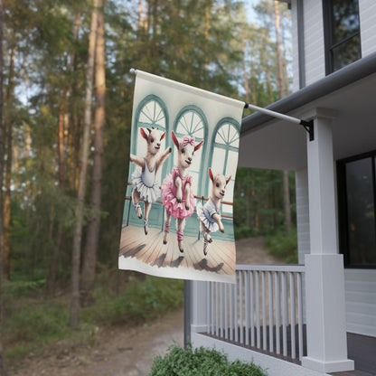 Whimsical Goat Ballerina House Banner