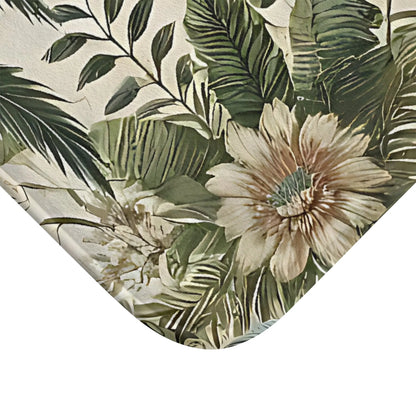 Tropical Leaf Bath Mat