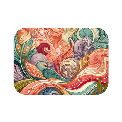 Colorful Abstract Bath Mat