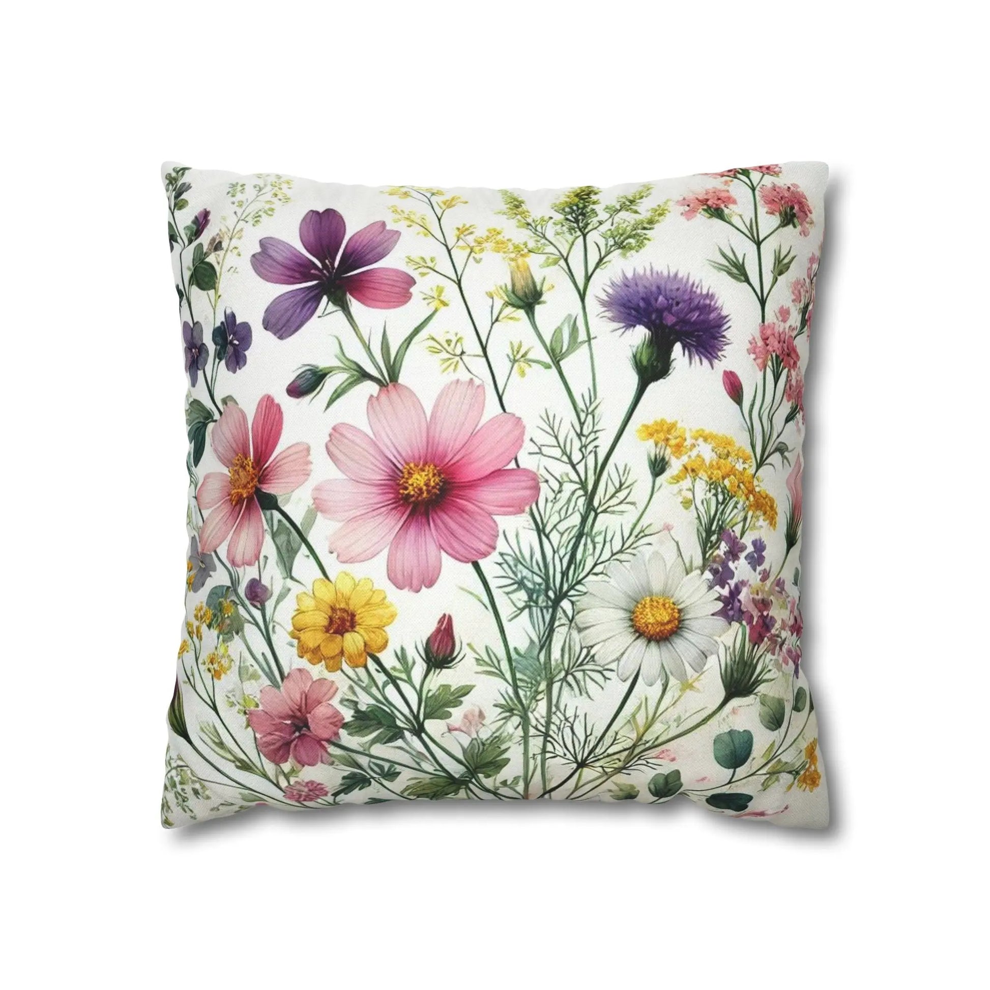 Floral Print Pillowcase