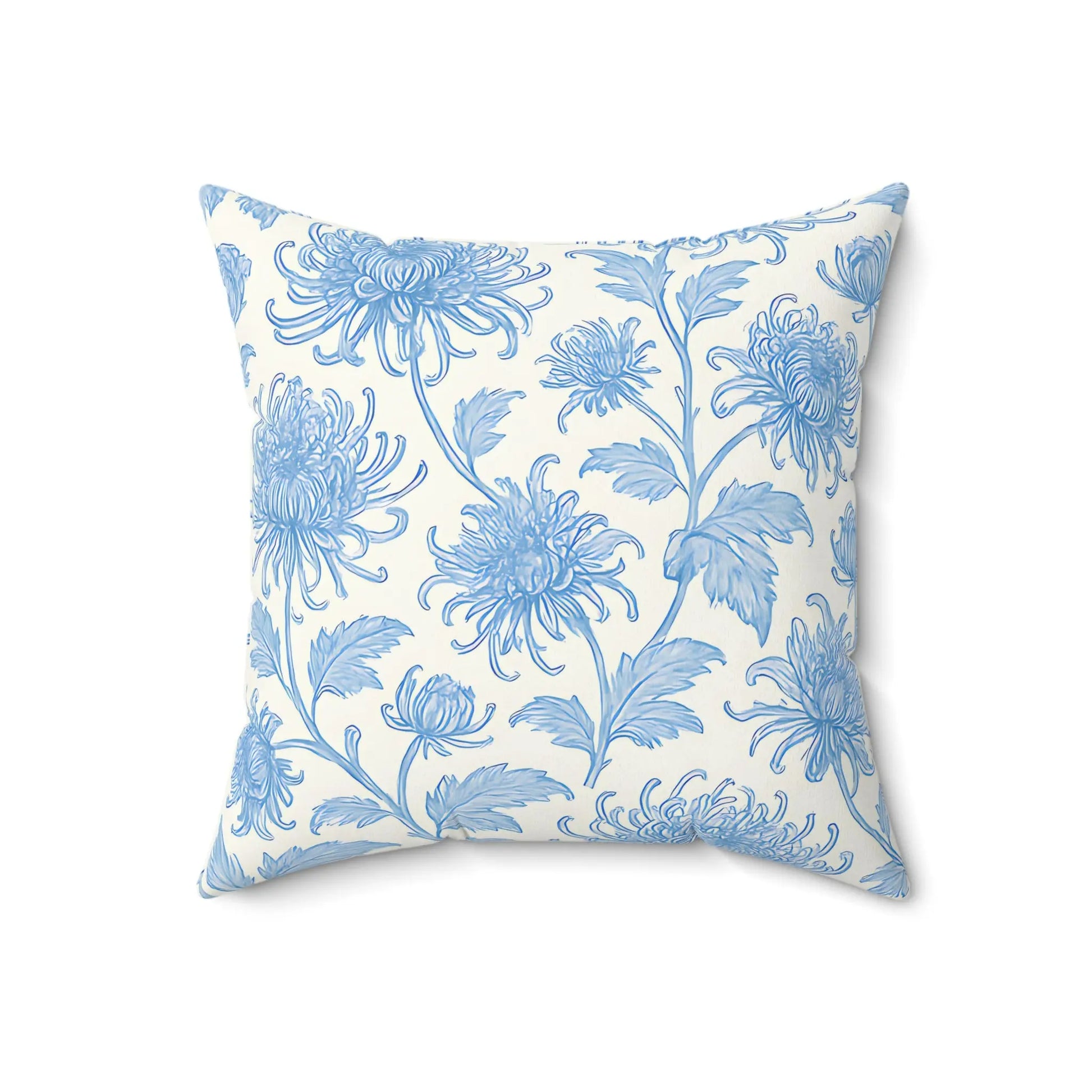 Chic Floral Accent Pillow