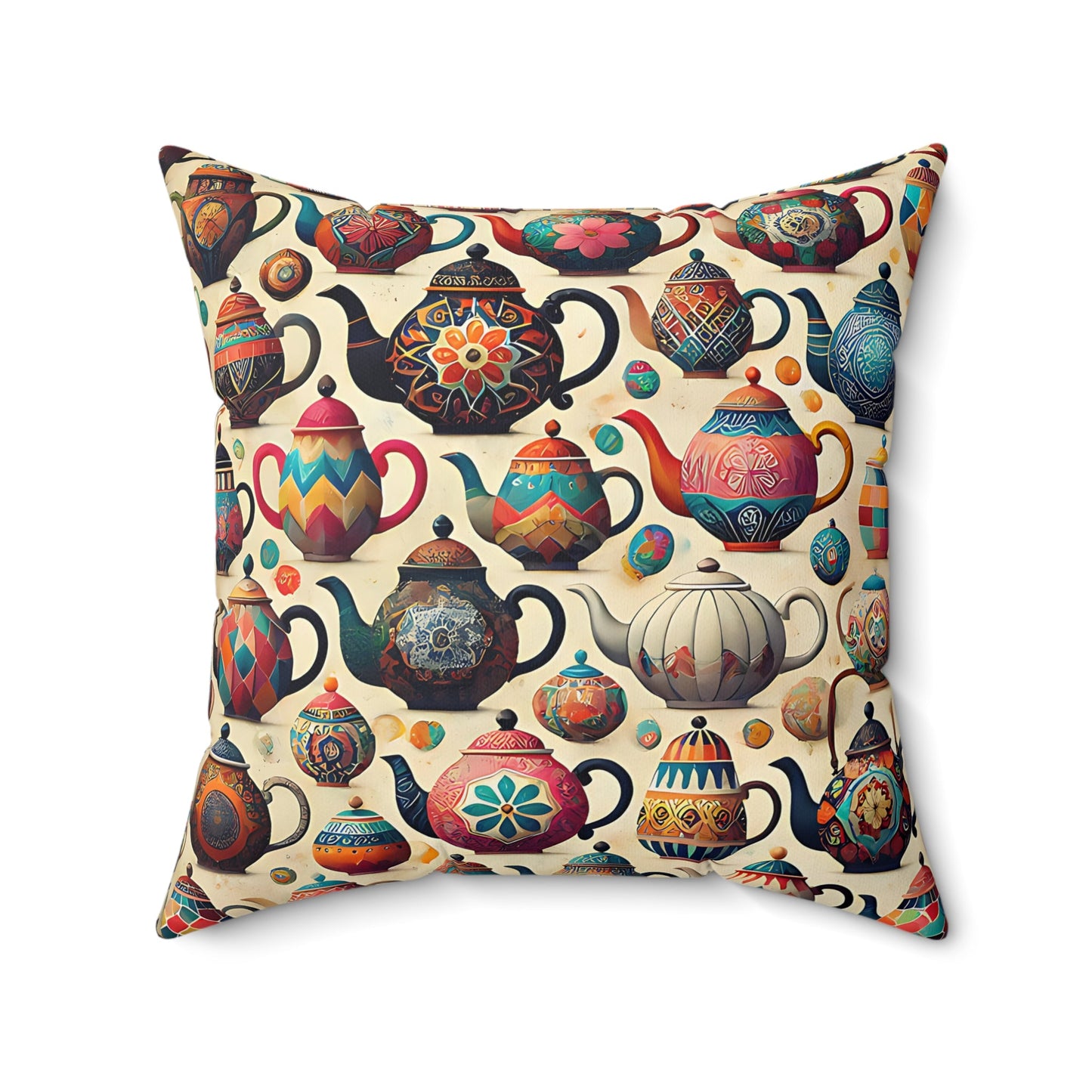 Teapot Collection Pillow