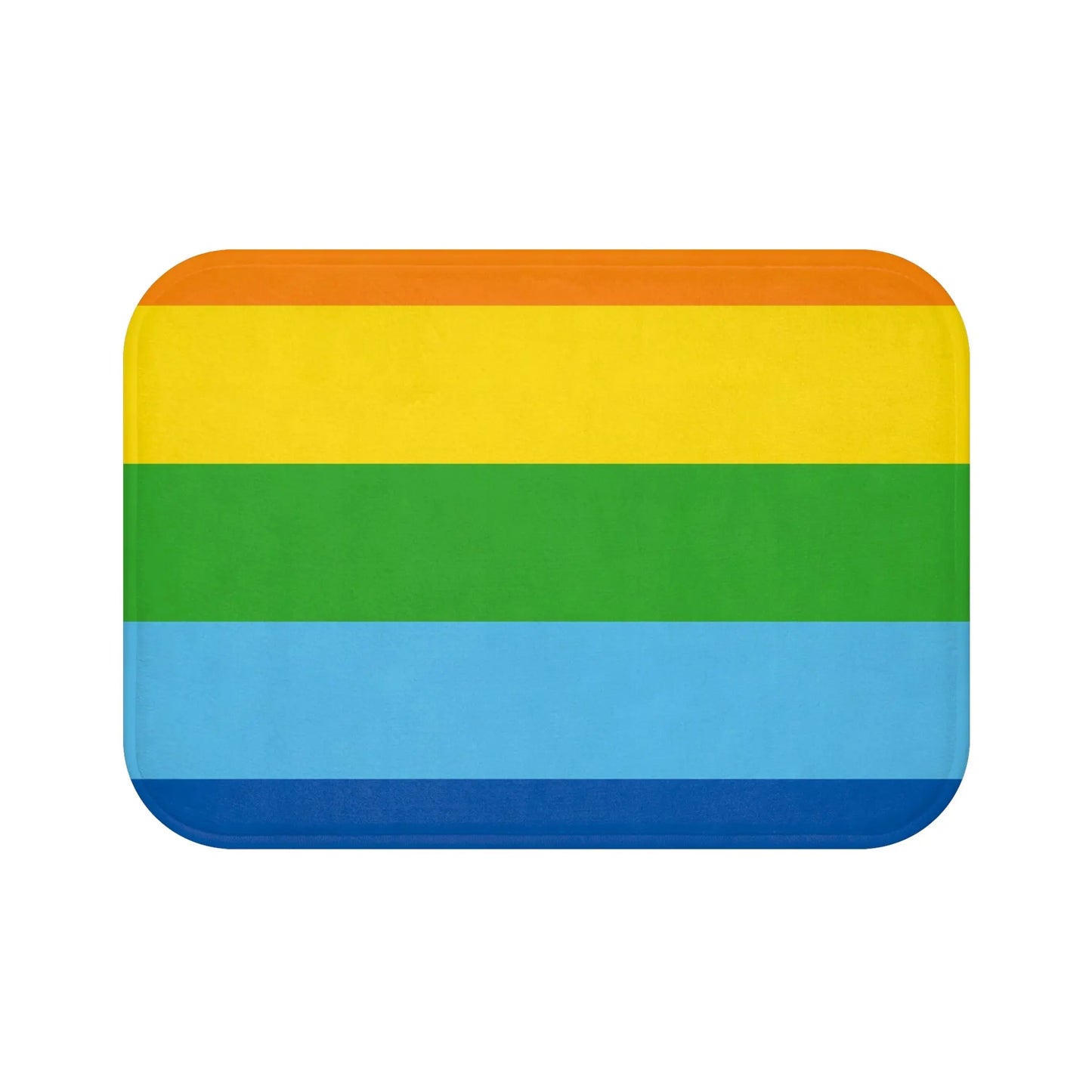 Colorful Stripes Bath Mat