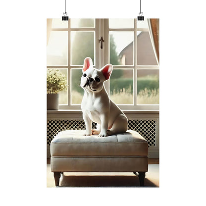 French Bulldog Matte Vertical Poster