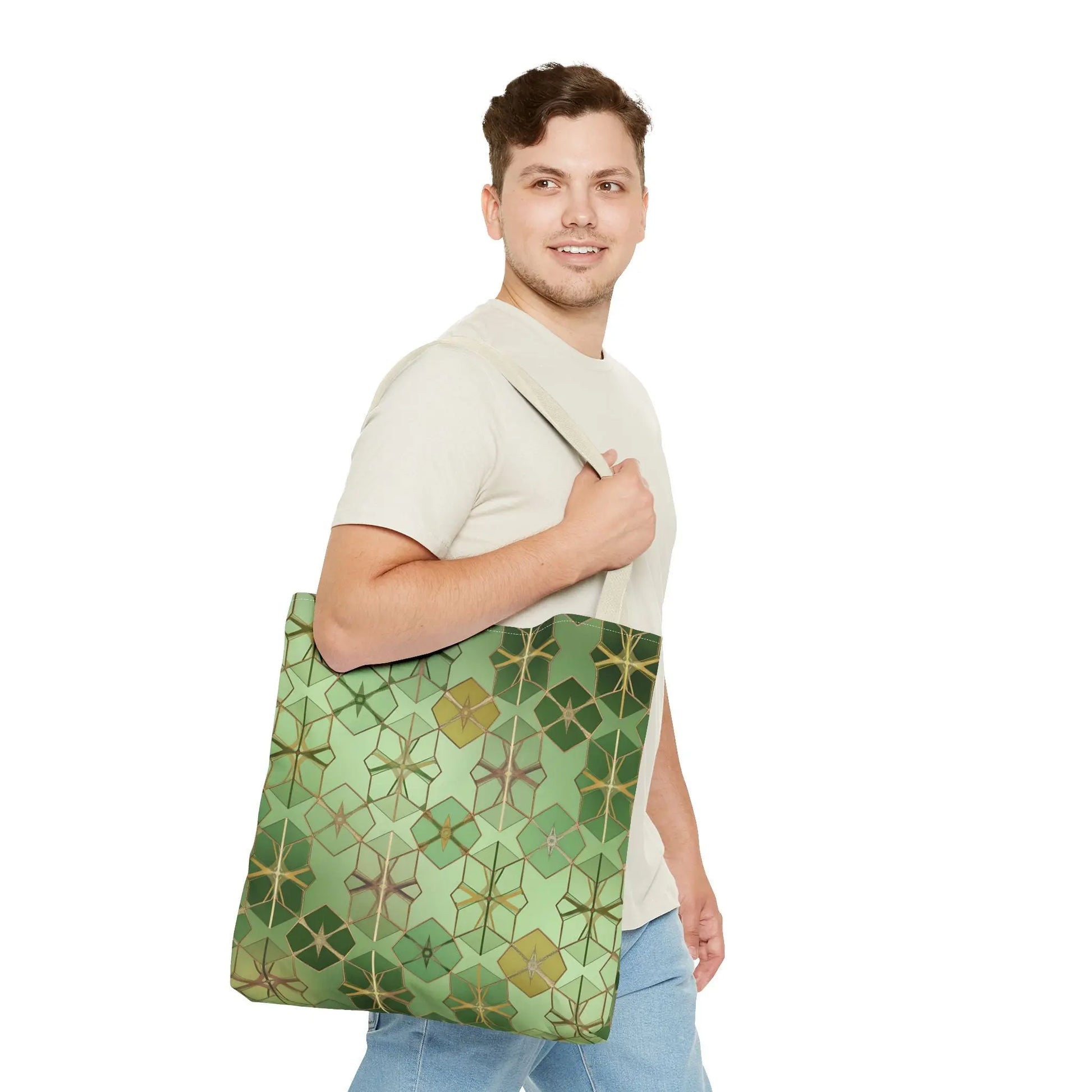 Geometric Moroccan Tile Tote Bag