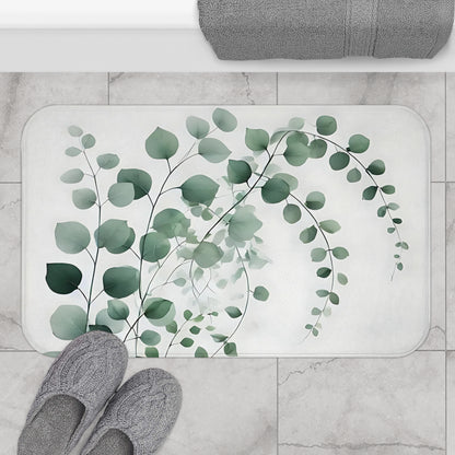 Elegant Greenery Bath Mat