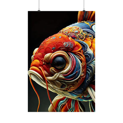 Vibrant Goldfish Art Print
