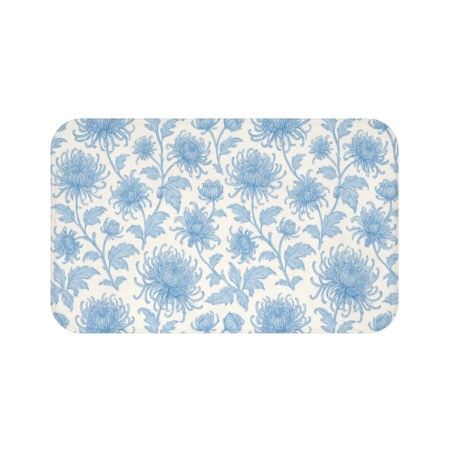 Charming Floral Bath Mat