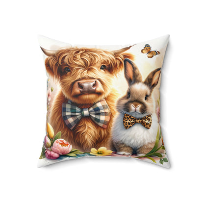 Whimsical Farm Animal Pillow