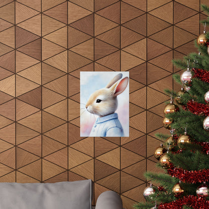 Adorable Bunny Art Print // Whimsical Home Decor // Bedroom...