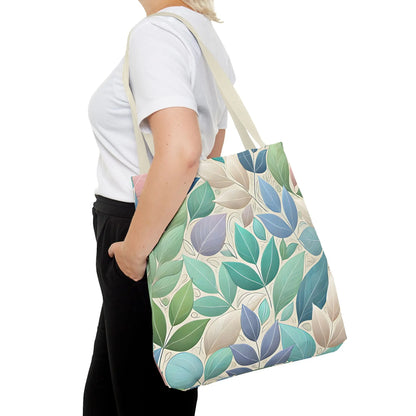 Pastel Leaf Tote Bag