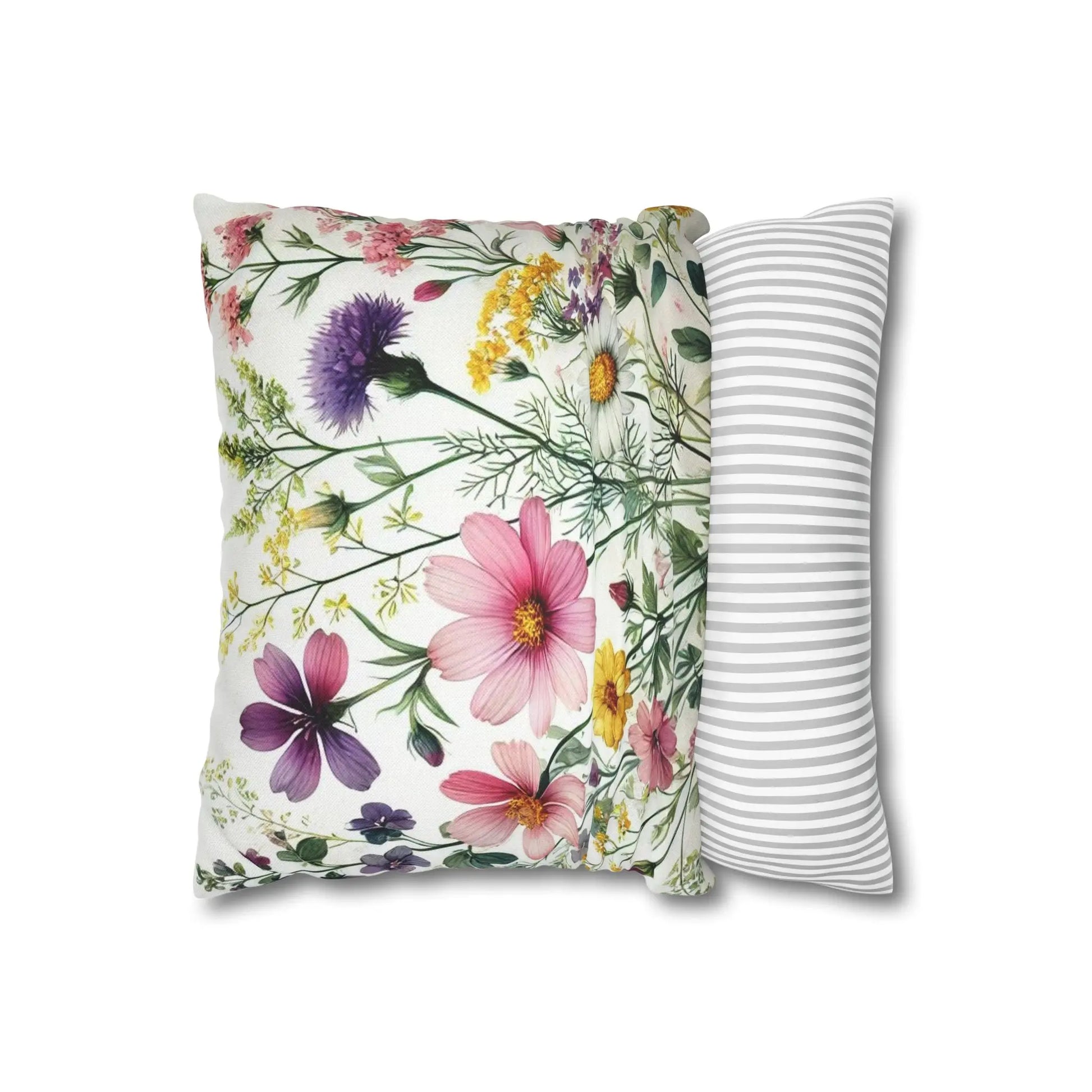 Floral Print Pillowcase