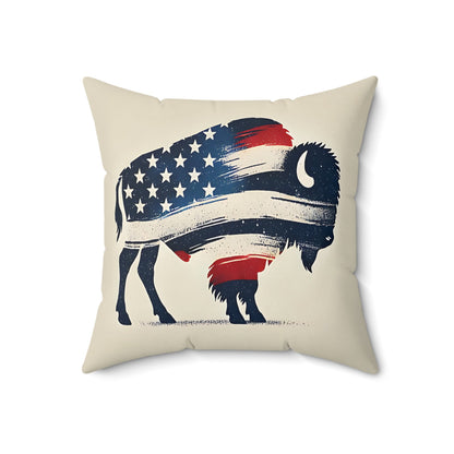 American Bison Decorative Pillow