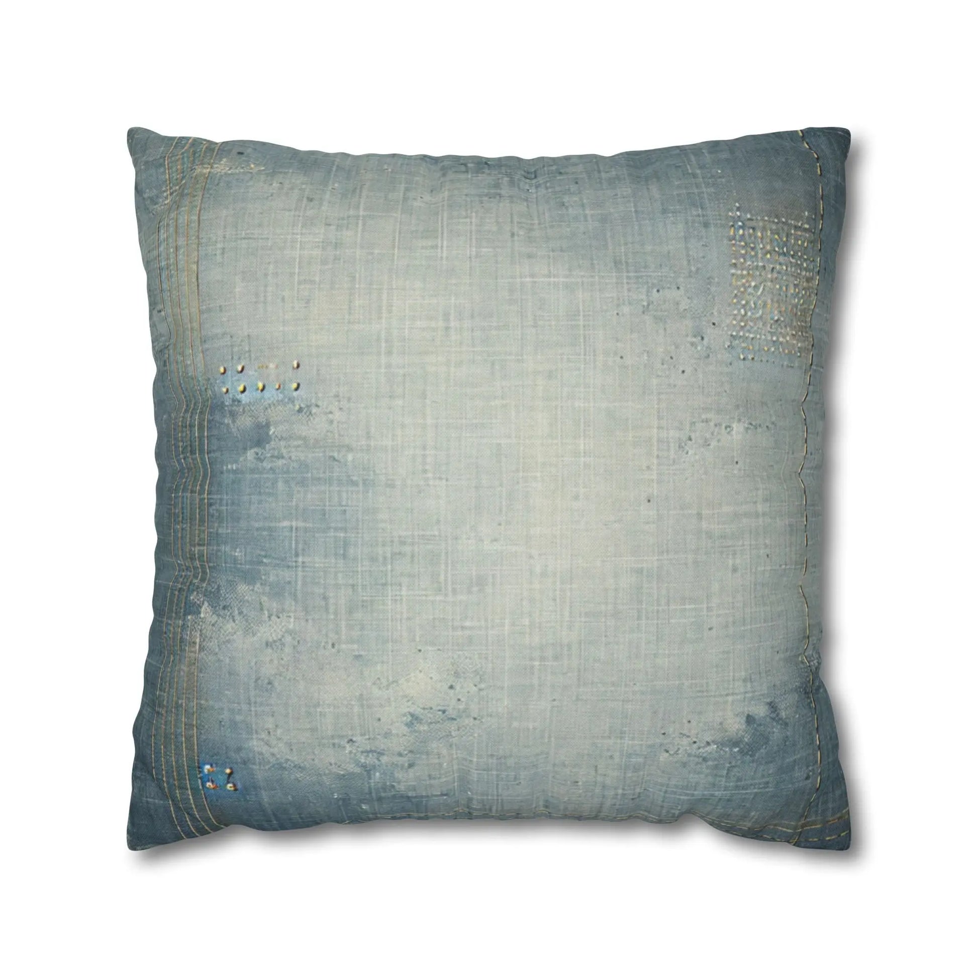 Distressed Denmin Square Pillowcase