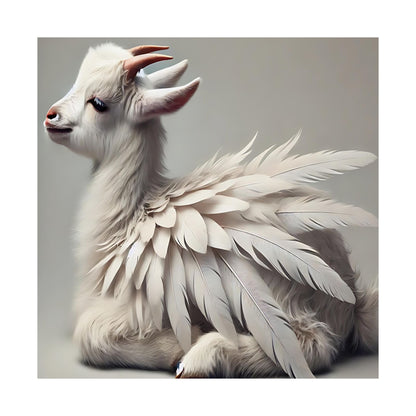 Whimsical Goat Art Print
