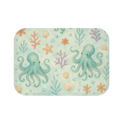 Ocean-Themed Bath Mat